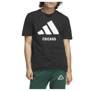 adidas Chicago Graphic T-Shirt for Men - White/Black