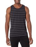 Men's Regular-Fit Tank Top in Black/Charcoal
