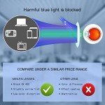 2 Pack Blue Light Blocking Glasses - Black & Clear