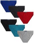 U.S. Polo Assn. Men's 6-Pack Bikini Briefs
