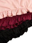 Plus Size Pajama Shorts 3-Pack with Ruffle Hem