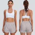 3 Pack Women's Quick-Dry Running Shorts with Pockets