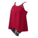 Women’s High Waist Tummy Control Tankini Set