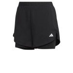 adidas Women's Black/White Two-in-One Training Shorts