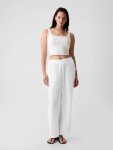 GAP Women's Off-White Gauze Pull-On Shorts