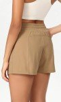 Comfortable Women's Athletic Shorts with Pockets – Tan