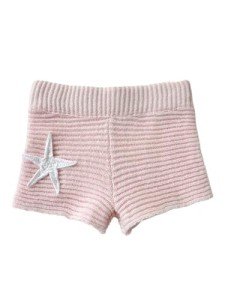 Pink Starfish Patch Mini Lounge Shorts - X-Large