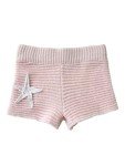 Pink Y2K Starfish Patch Mini Lounge Shorts