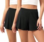 2-Pack Soft Modal Lounge Shorts for Women