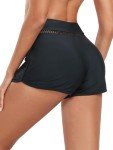 High Waisted Quick Dry Women's Swim Shorts