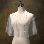 White Wedding Cape Shrug for Formal Events