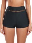 High Waisted Quick Dry Women's Swim Shorts