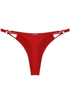 Low Rise Sexy Thong Bikini Bottoms - Red