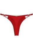 Low Rise Sexy Thong Bikini Bottoms - Red