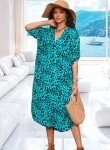 Women's Lightweight Kaftan Beach Cover-Up Dress