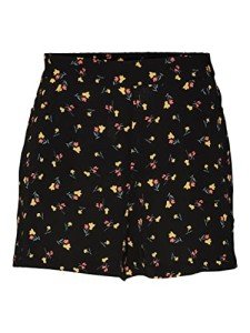 Black Floral Women's Shorts - Size Medium