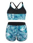 Plus Size 3-Piece Tankini Swimsuit Set for Women