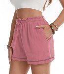 Soft Cotton High Waisted Casual Summer Shorts