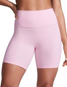 Women’s 6-Inch High Waist Biker Shorts - Pink