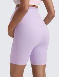 Butterluxe Maternity Biker Shorts - Lilac Air