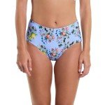 hanky panky - French Brief Bikini Bottoms for Women (Thankful Blue) | Medium | Full Coverage Swimsuit Bottoms, Womens Bathing Suits | Recycled Fabric, Water Resistant & Dura Color Technology
