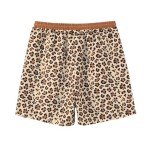 IFFEI Family Matching Swimsuits One Piece Leopard Printed Ruffle Mommy and Me Bathing Suits Men Swim Trunks Women: XL