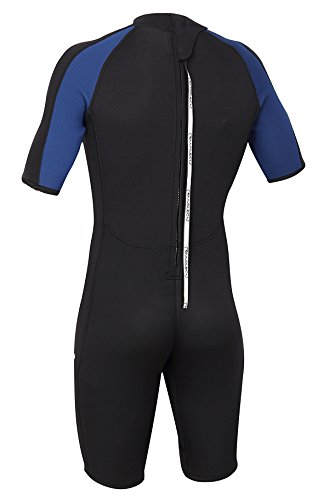 Lemorecn Men's 3mm Neoprene Diving Shorty Jumpsuit
