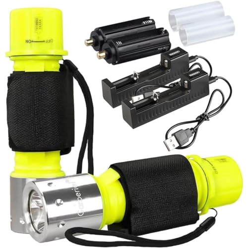 NAKCNM Diving Flashlight Set - Super Bright, Waterproof