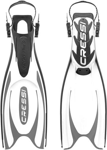 Cressi Frog Plus Fins Black/White Medium/Large Diving