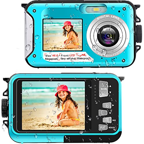48MP Underwater Camera with Dual Screens