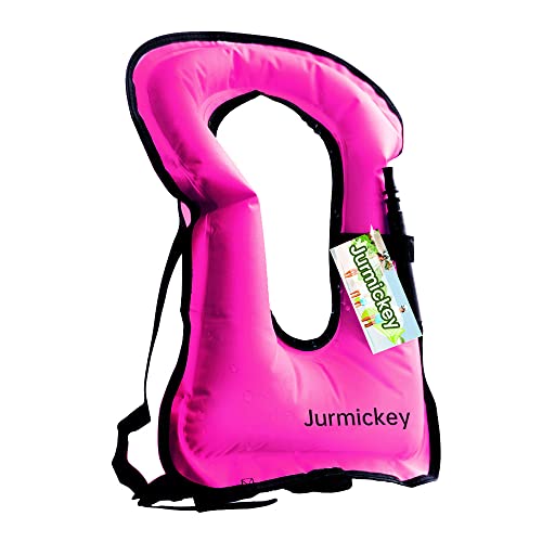 Adult Inflatable Snorkel Vest - Pink