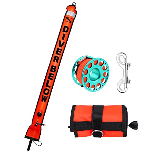 Diving SMB Set with Reel and Hook