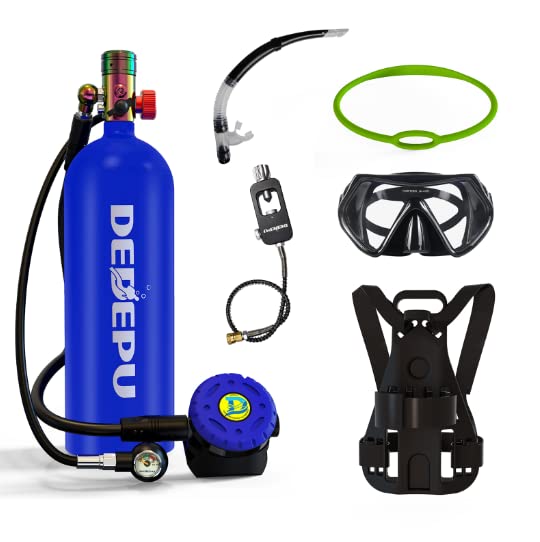 DOT Certified Portable Scuba Tank - 2.3L Capacity