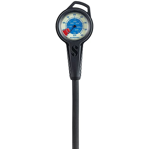 SCUBAPRO Metal Dual Bar/PSI Pressure Gauge for Diving