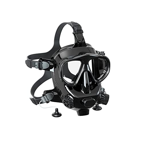 Panoramic Full Face Dive Mask with Camera Mount