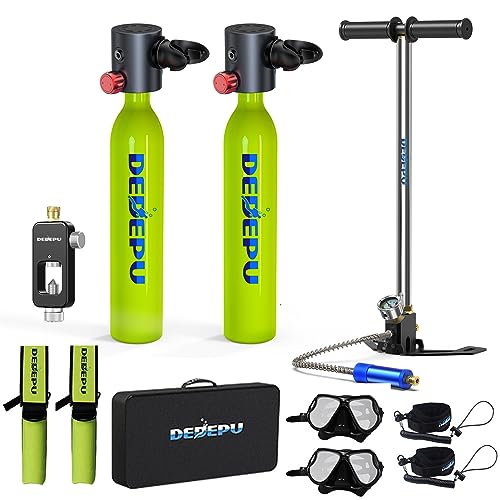 DEDEPU Mini Scuba Tank Kit with Pump