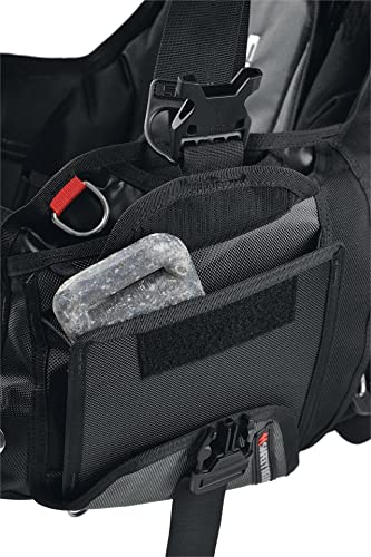 SEAC Smart Buoyancy Compensator, Small, Black/Red