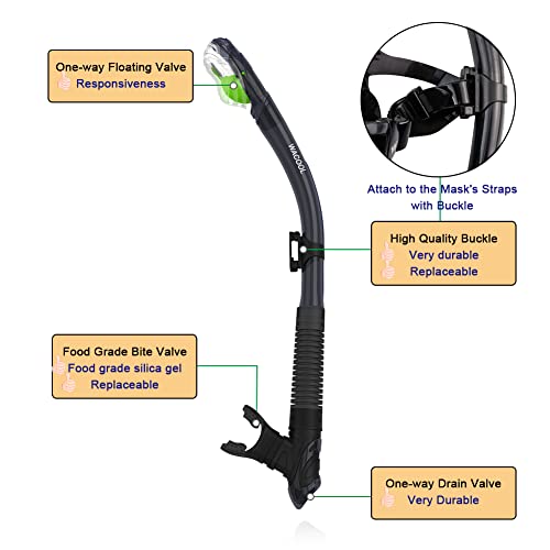 Professional Diving Set with Anti-Fog Glass and Mouthpiece