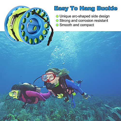 Lightweight Finger Reel for Scuba Diving