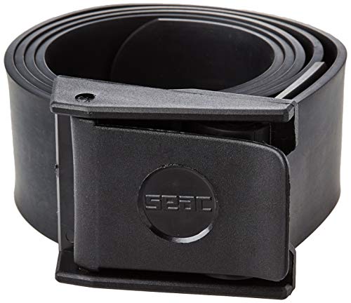 SEAC Standard Rubber Belt, Black, Adjustable