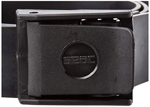SEAC Standard Rubber Belt, Black, Adjustable