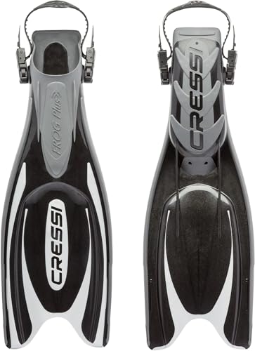 Cressi Frog Plus Fins, Black, Large/X-Large