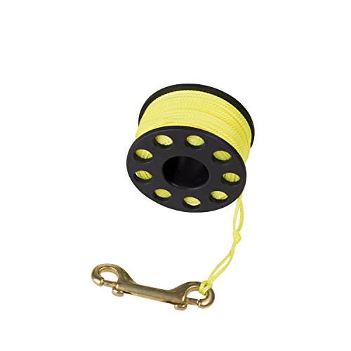 Yellow Wreck Diving Finger Reel - 100ft