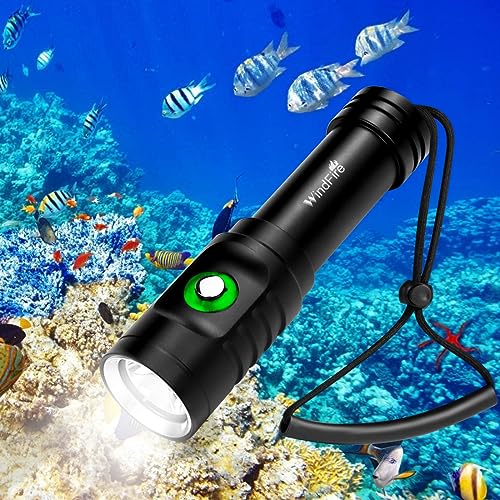5000 Lumen Rechargeable Diving Flashlight