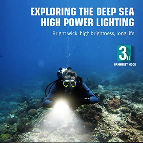 5000 Lumen Rechargeable Diving Flashlight