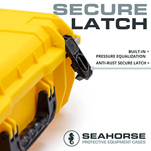 Seahorse SE-720 Waterproof Protective Hardcase without Foam (Yellow), Medium - SE720YL