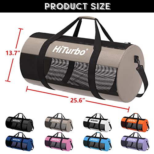 Hiturbo Mesh Duffel Bag for Diving & Beach