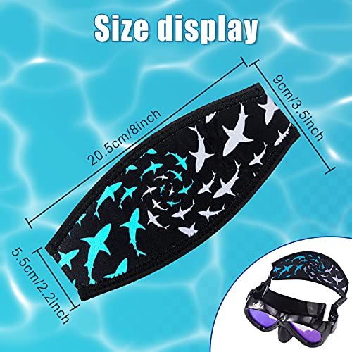 Neoprene Diving Mask Strap Cover - 4 Pieces