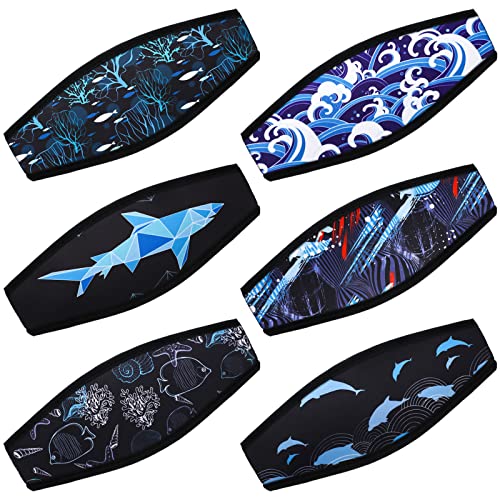 6 Neoprene Dive Mask Strap Covers