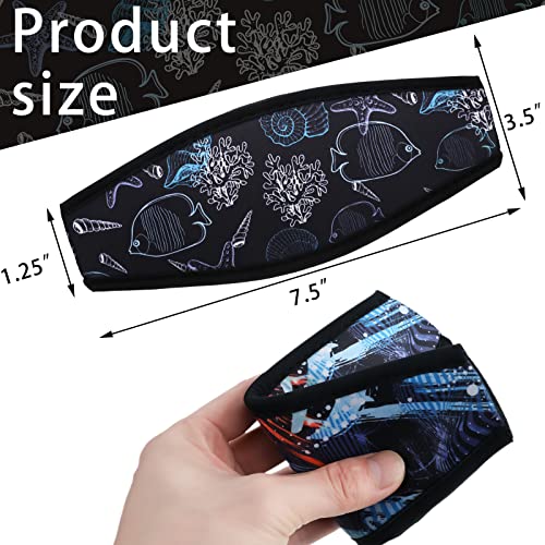 6 Neoprene Dive Mask Strap Covers